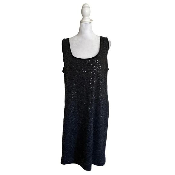 Kenneth Cole NY Designer Sleeveless Sequin Sheath Party Dress US Size 8 - Picture 1 of 6